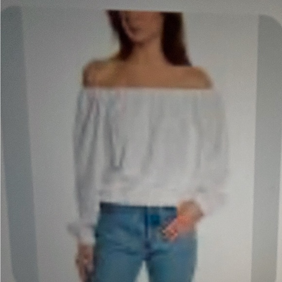 Free People, Parfait Bubble Off The Shoulder Crop Top. - Picture 2 of 11